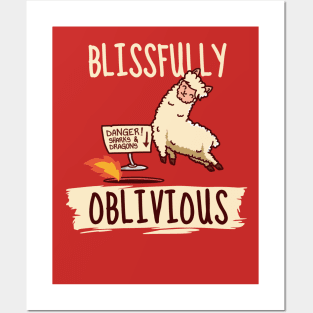 The Oblivious Llama Posters and Art